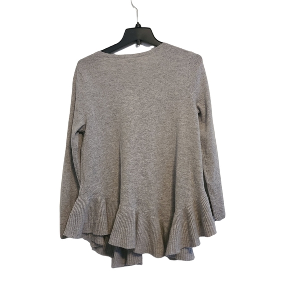 Joie Wool Pullover Scoop Neck Wool Cashmere Grey Sweater Small NWT - Picture 6 of 8